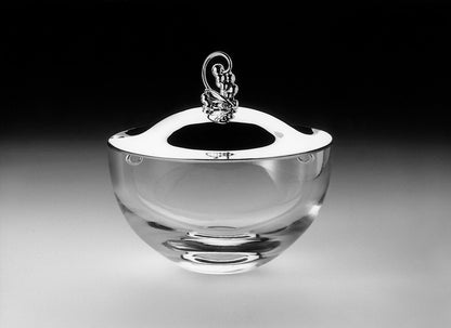 Crystal Bowl with Sterling Lid