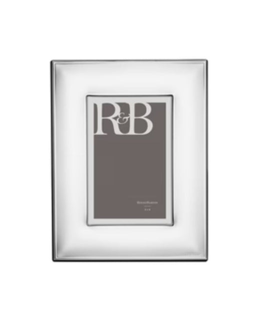 Reed & Barton Rowan Wide Edge Silverplate Frame 4" x 6"