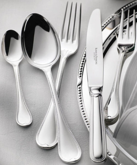 Robbe & Berking French Pearl (Französisch-Perl) Sterling Silver Flatware Collection