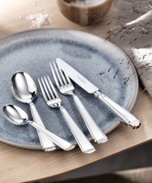 Robbe & Berking Art Deco Sterling Silver Flatware Collection