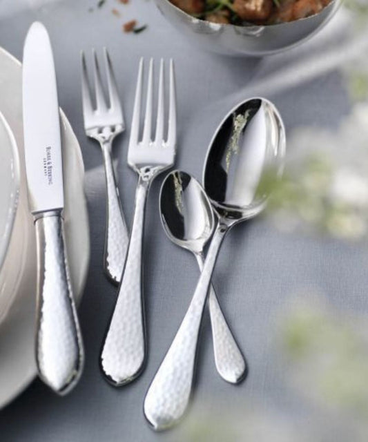 Robbe & Berking Martelé Sterling Silver Flatware Collection