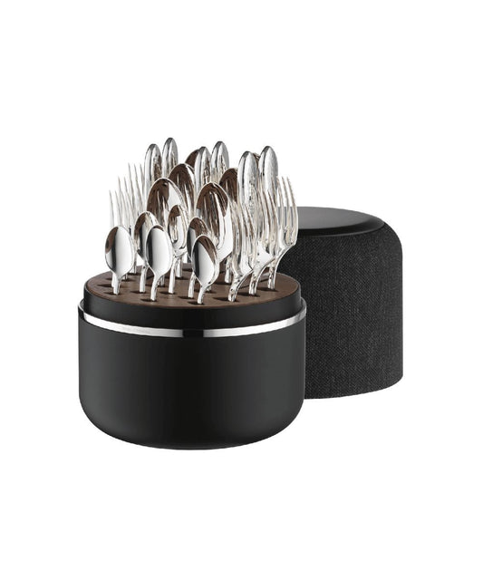 Robbe & Berking Martelé THE BOX with Polished Knife Blades in Sterling Silver