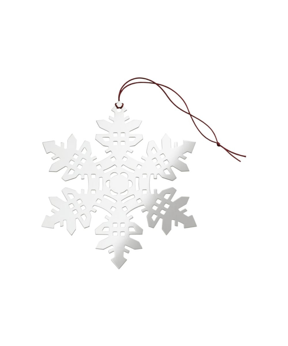 Robbe & Berking Silverplate Snowflake Ornament (Style One)