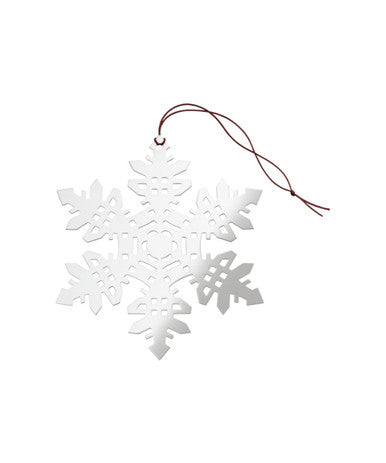 Snowflake Ornament (Style One) in Silverplate