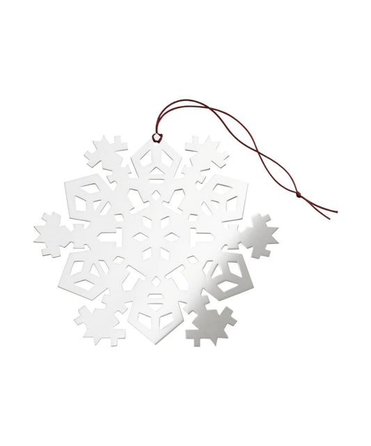 Robbe & Berking Silverplate Snowflake Ornament (Style Two)