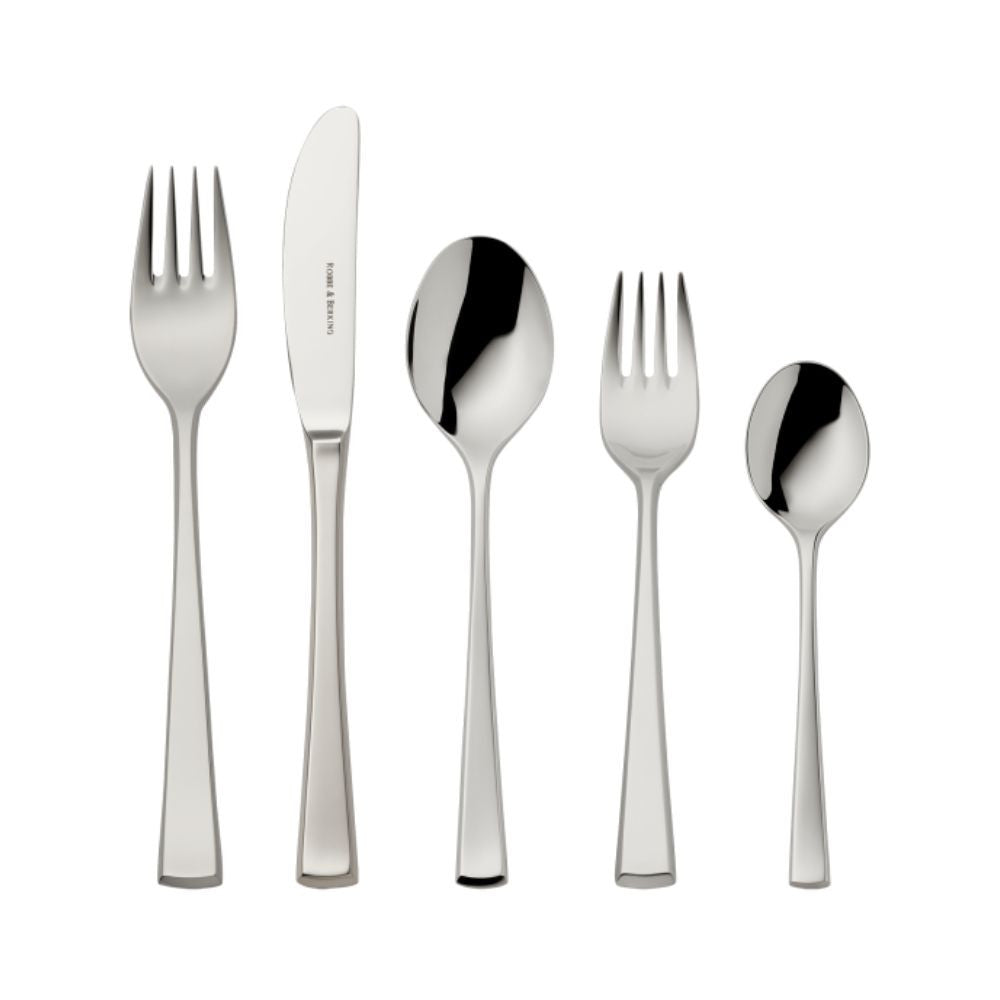 Robbe & Berking York Stainless Steel Five-Piece Place Setting