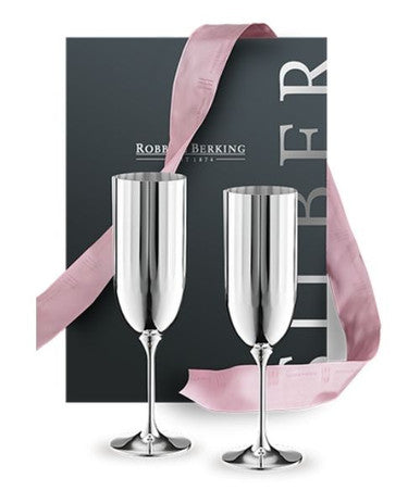 Belvedere Silverplate Champagne Gift Set