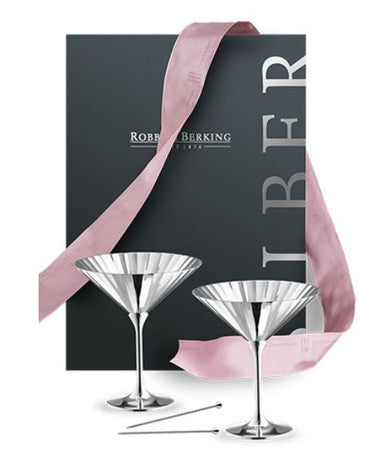 Belvedere Silverplate Martini Gift Set