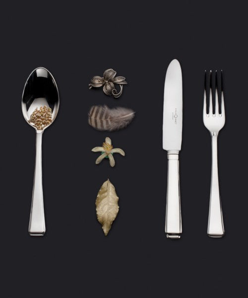 Deco Style Cutlery Collection in Sterling Silver