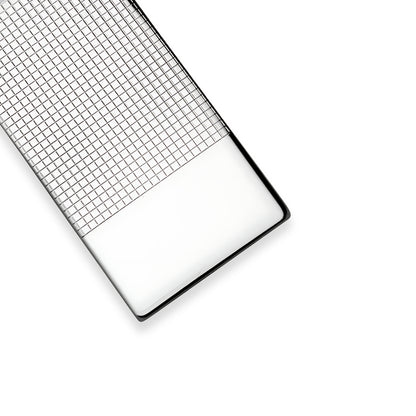 Sterling Silver Hinged Money Clip with Grid Design
