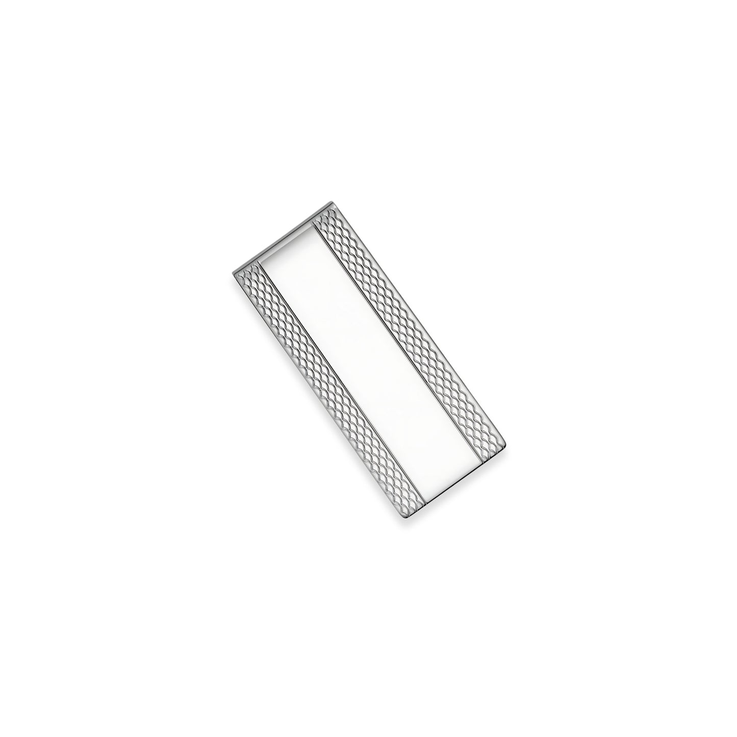 Sterling Silver Money Clip with Scalloped Edge