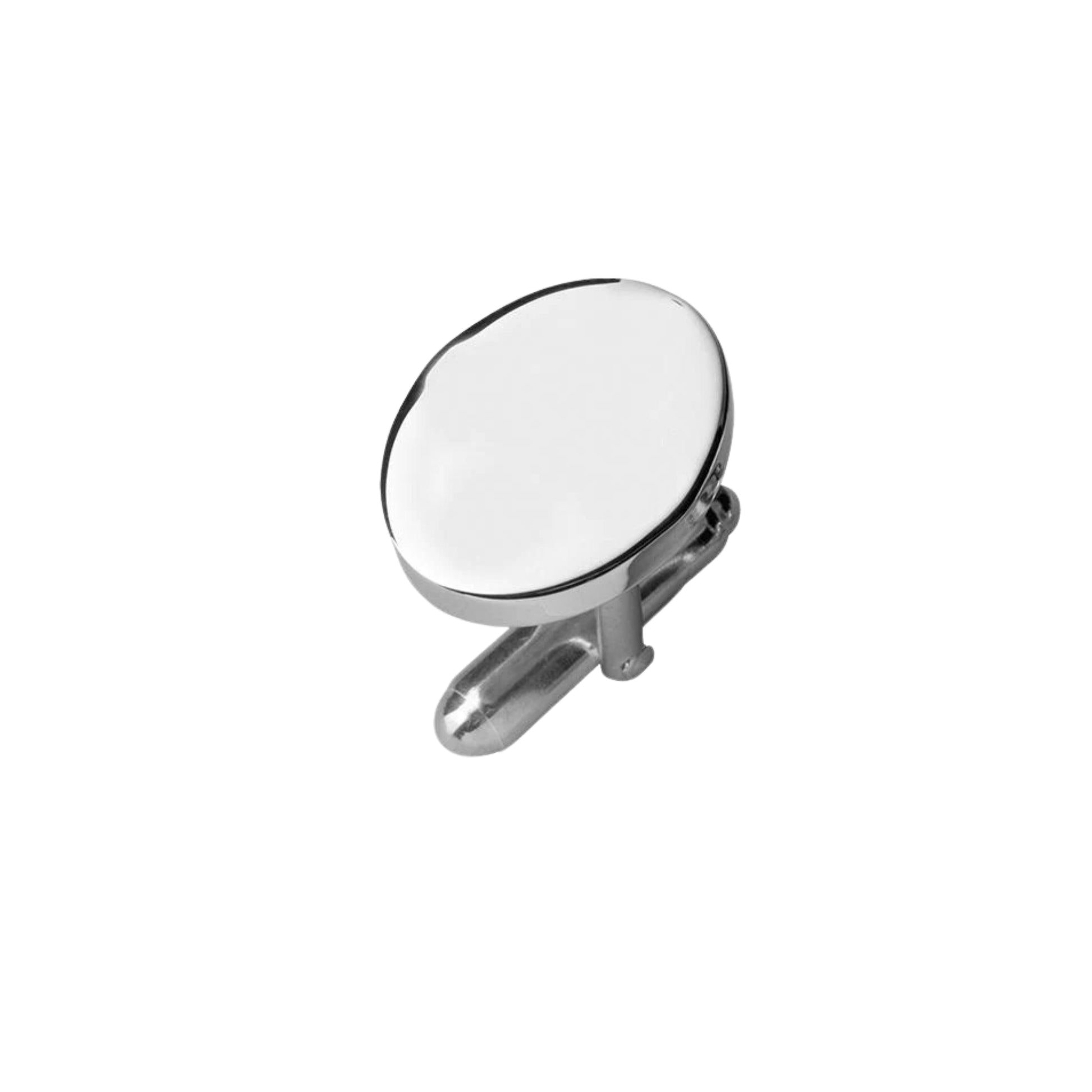 Carrs Silver Sterling Silver Oval Cufflinks