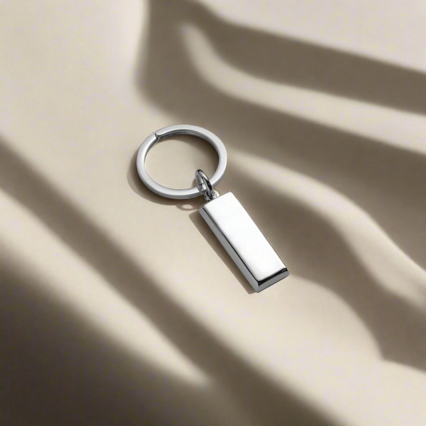 Carrs Silver Sterling Silver Ingot Style Key Fob