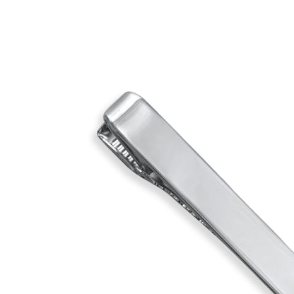 Sterling Silver Tie Bar with Plain Front