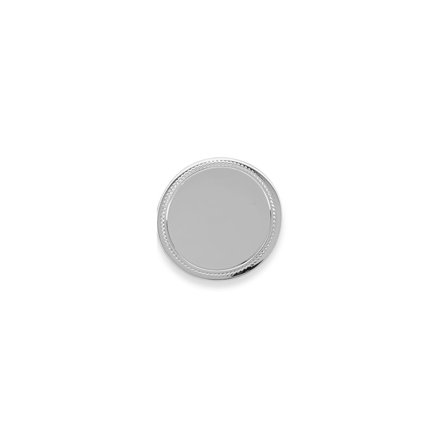 Sterling Silver Engine Turned Blazer Button | The Lanam Shop