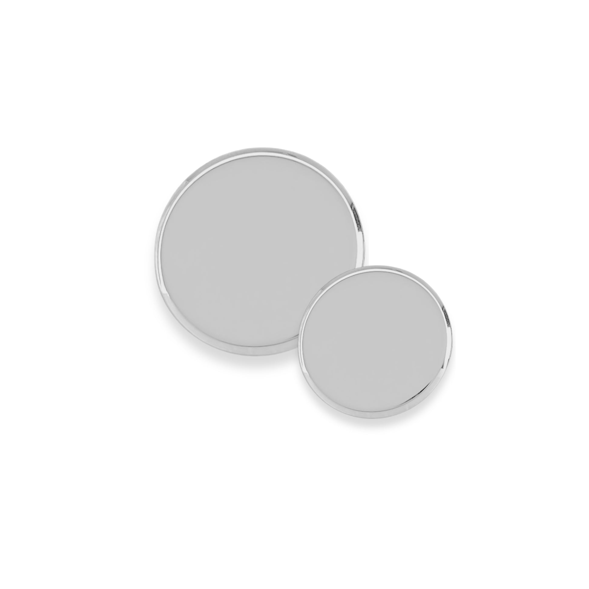 Sterling Silver Plain Blazer Button | The Lanam Shop