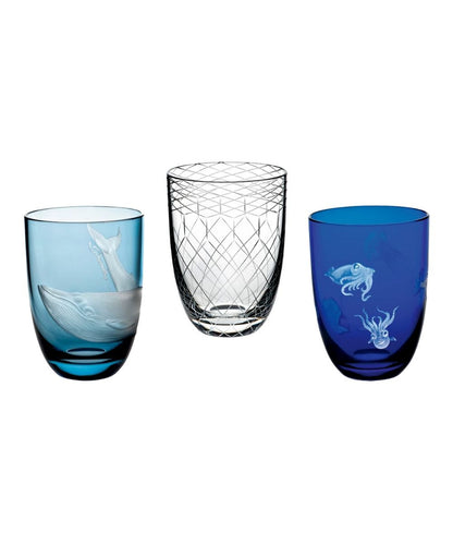 "Earth" Crystal Tumbler Collection (Ocean)