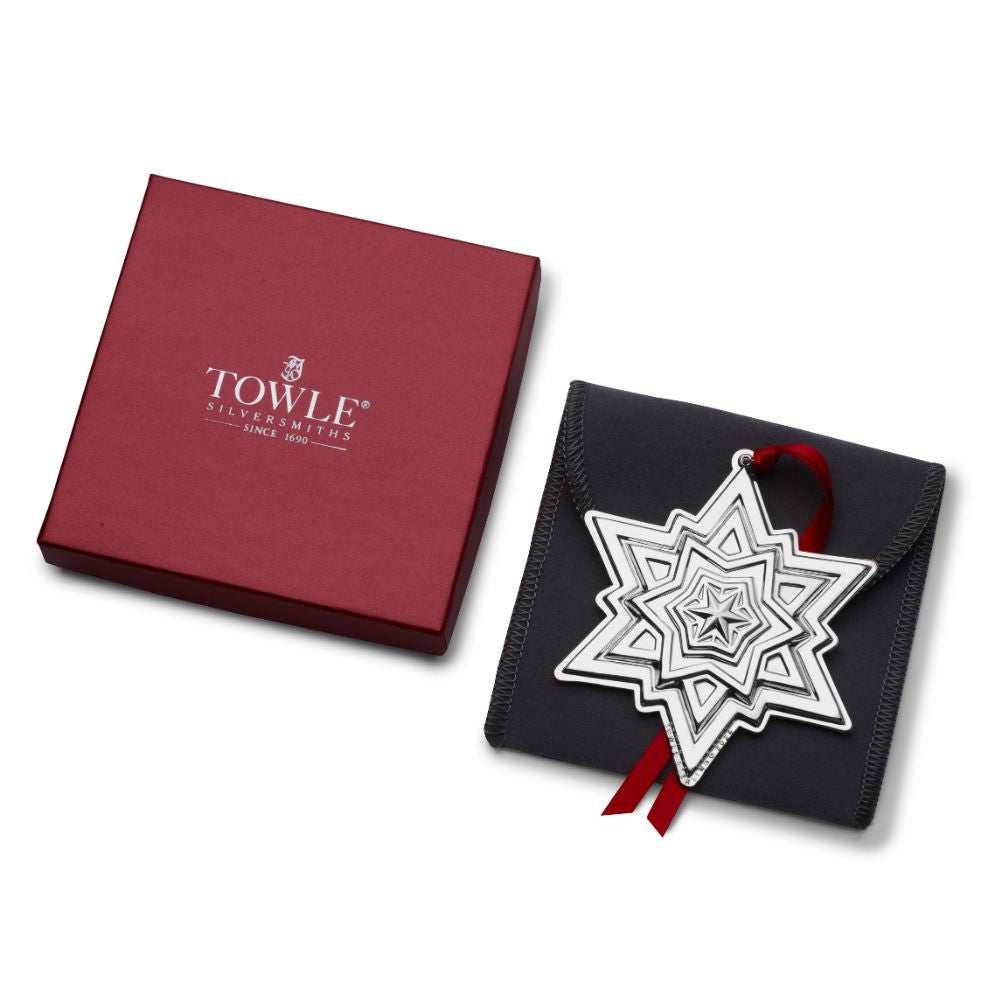 Towle 2024 Sterling Silver Star Ornament - 28th Edition