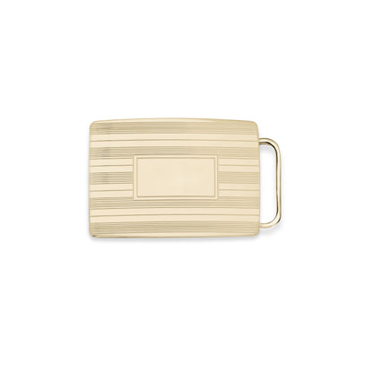 Vermeil Engine Turned Belt Buckle | The Lanam Shop