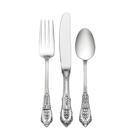 Wallace Rose Point Child's Cutlery Set in Sterling Silver