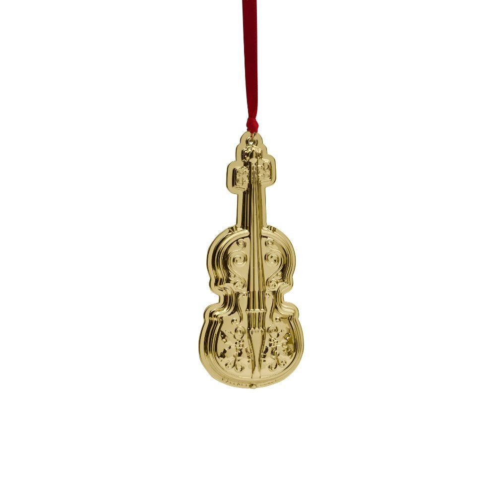 Wallace 2023 Gold-Plate Musical Instrument Ornament - Violin - 2nd Edition