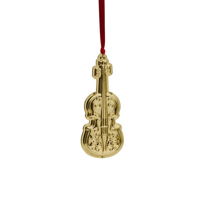 Wallace 2023 Gold-Plate Musical Instrument Ornament - Violin - 2nd Edition