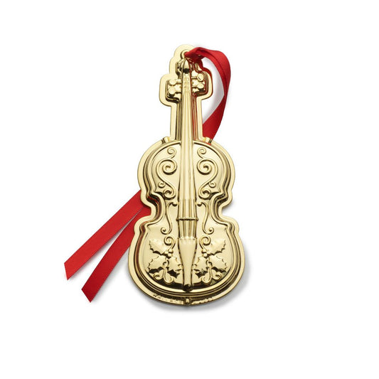 Wallace 2023 Gold-Plate Musical Instrument Ornament - Violin - 2nd Edition