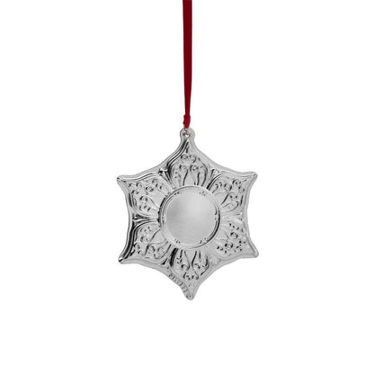 Wallace 2024 Silverplate Engravable Ornament - 12th Edition (Star)