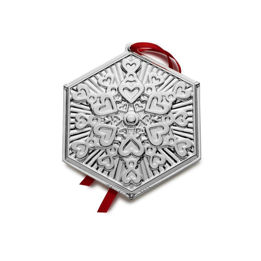 Wallace 2024 Silverplate Snowflake Ornament - 4th Edition