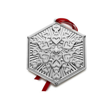 Wallace 2024 Silverplate Snowflake Ornament - 4th Edition