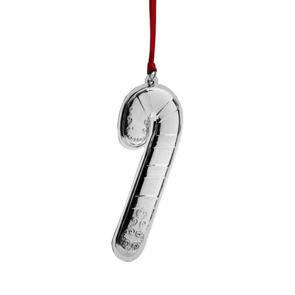 Wallace 2024 Sterling Silver Candy Cane Ornament - 17th Edition