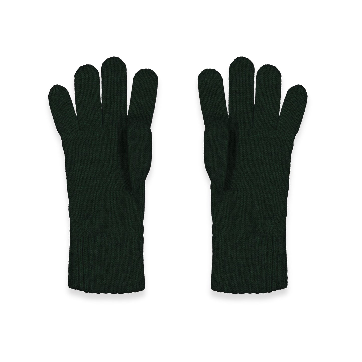 Women's Cable Knit Cashmere Gloves in Bottle