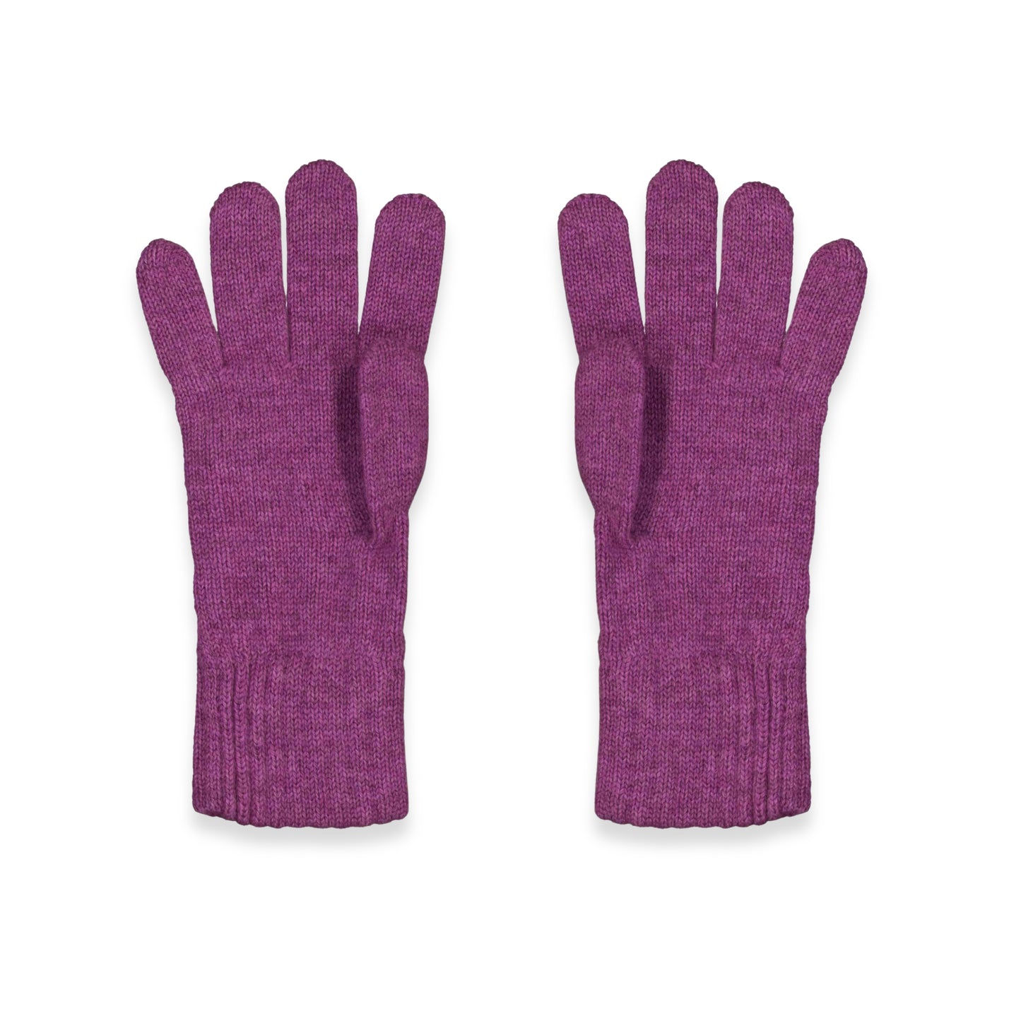 Women's Cable Knit Cashmere Gloves in Loganberry