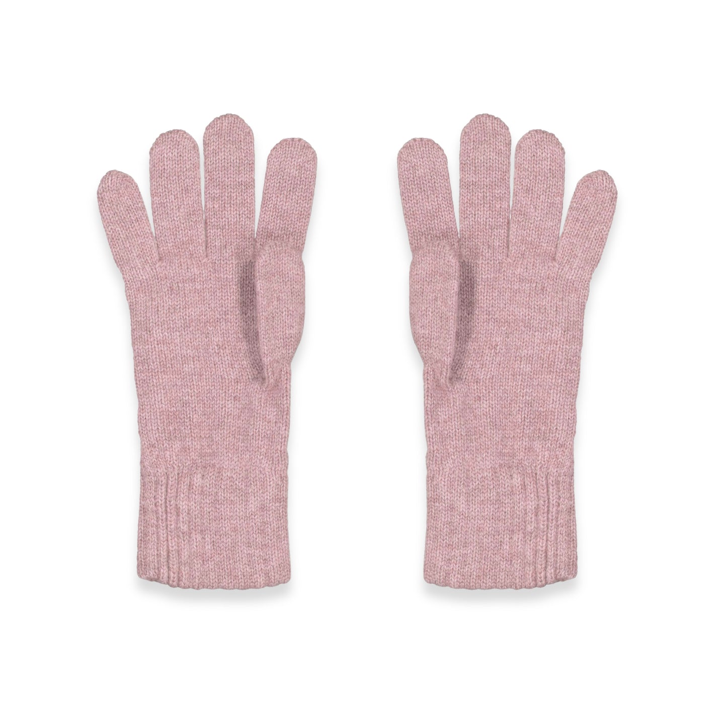 Women's Cable Knit Cashmere Gloves in Marshmallow