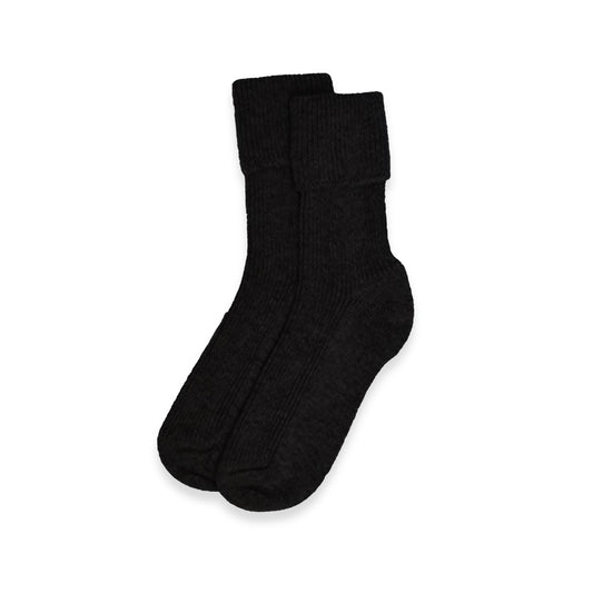 Women's Cashmere Socks in Black