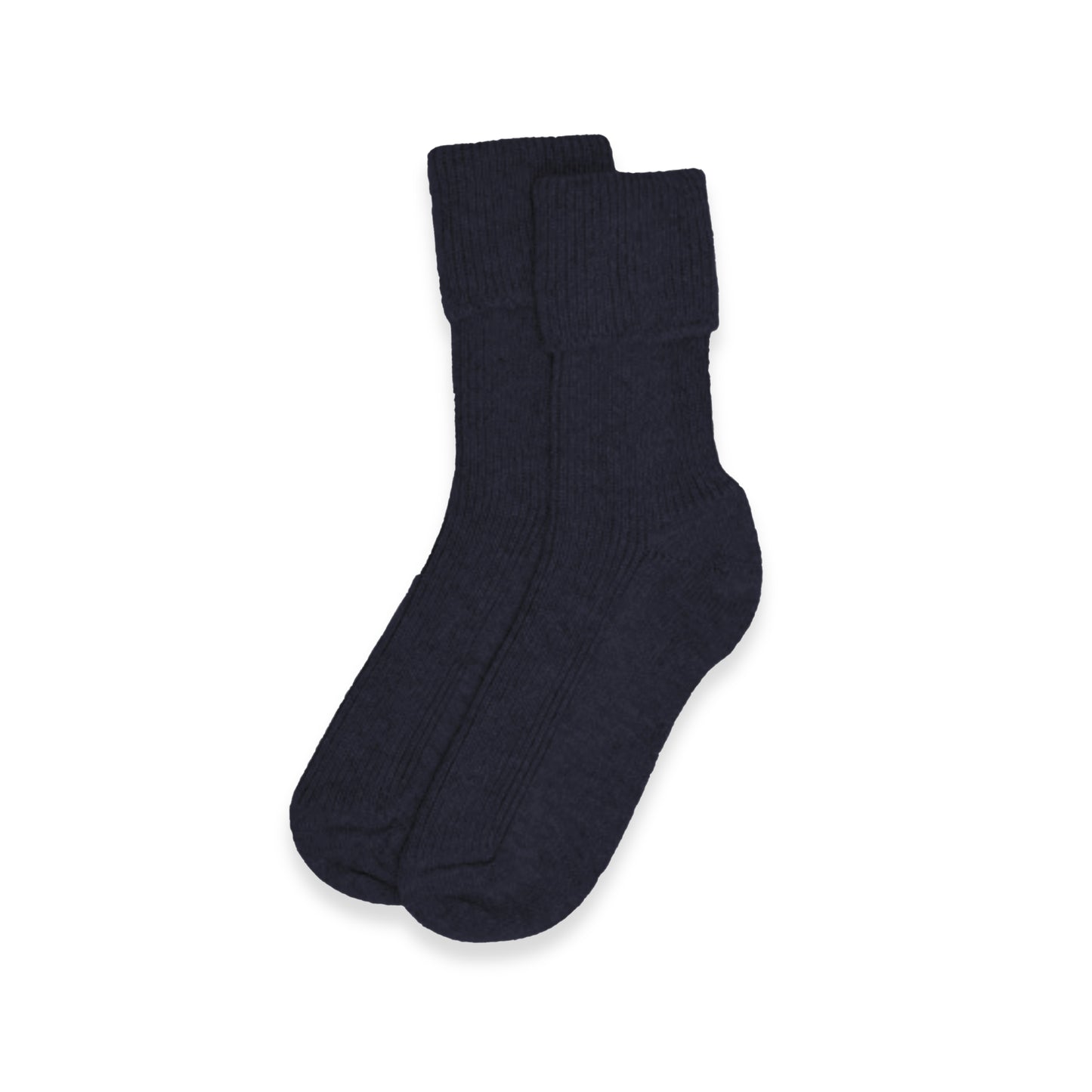 Women's Cashmere Socks in Navy