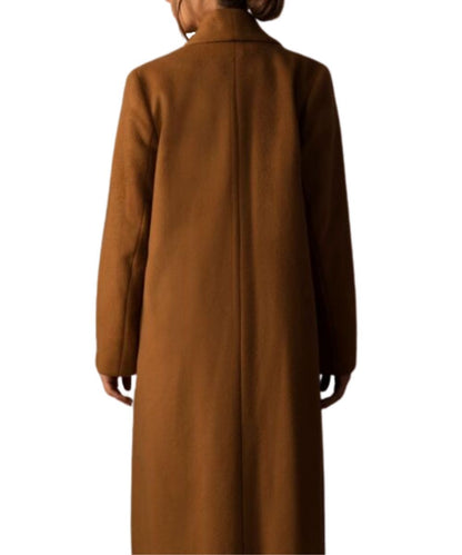 Women's Pure Vicuña Full-Length Swing Coat in Natural