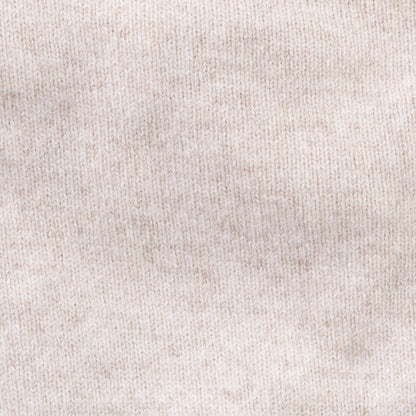 Women's Super-Fine Geelong Lambswool North Star Fair Isle Yoke Cardigan | Linen Beige