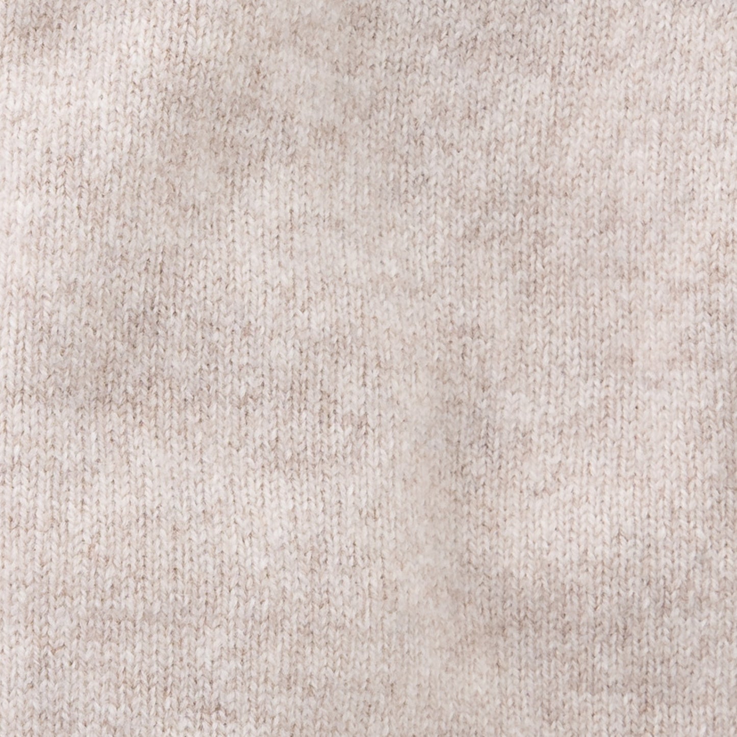 Women's Super-Fine Geelong Lambswool Two-Tone Fair Isle Yoke Sweater | Irish Cream Beige