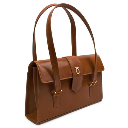 Aida Handbag, Tan/Brown