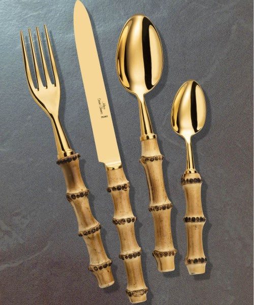 Alain Saint-Joanis Bamboo Cutlery Collection (Gold Plate)