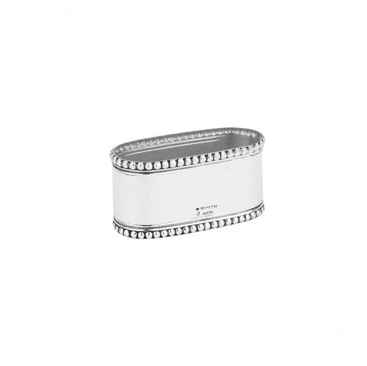 Bead Edge Oval Knapkin Ring