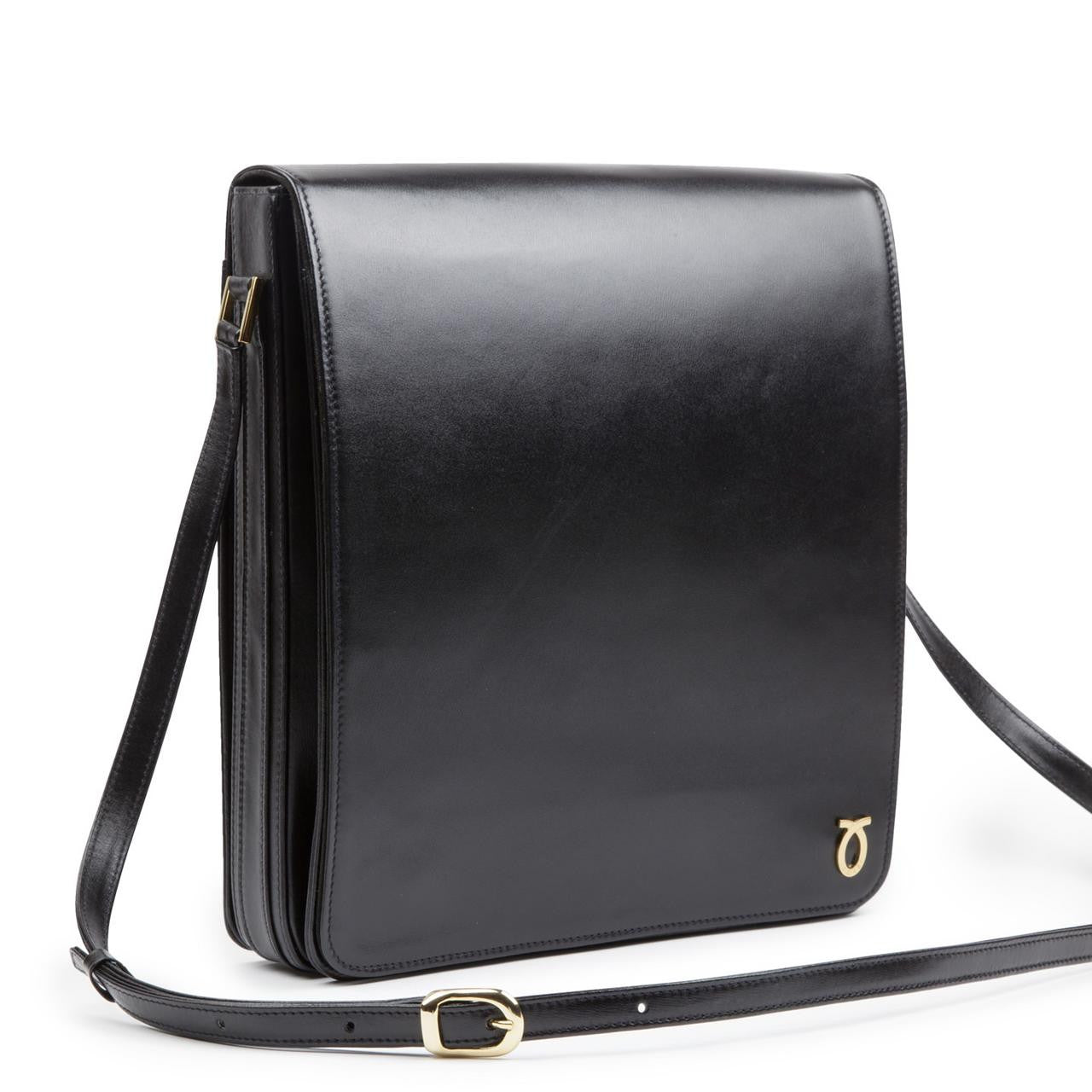 Launer Lorenzo Bag, Black/Black