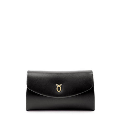 High Society Handbag in Black with Black Interior