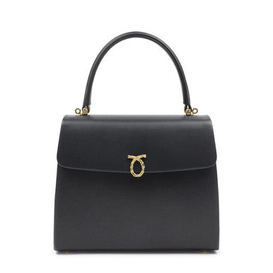 Encore Handbag in Black with Black Interior