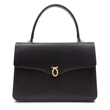 Amelia Handbag in Black with Black Interior