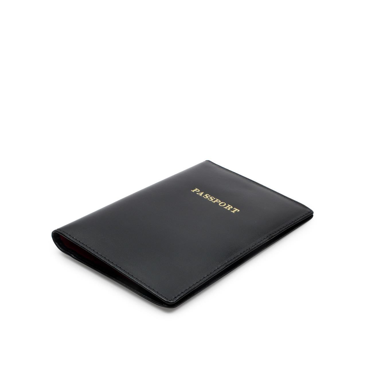 Launer Passport Case, Black/Guard