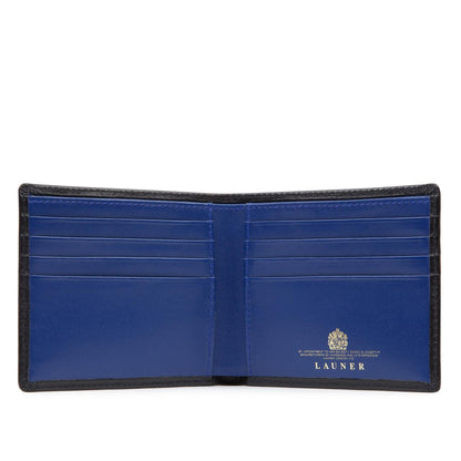 Launer Eight Credit Card Wallet, Black/Royal Blue