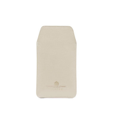 Phone Case Envelope in Bone with Red Interior