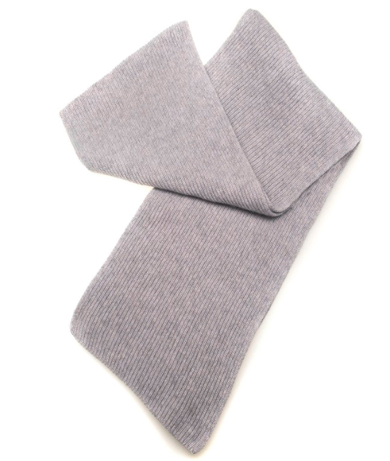 Three-Ply Cashmere Scarf in Flannel